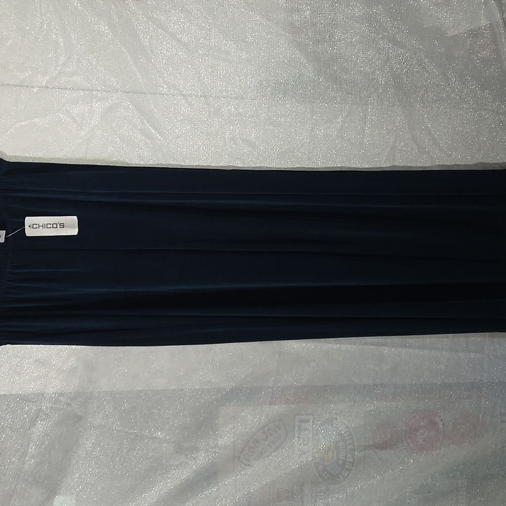 Chico's Travelers Wide Leg Pant Dark Teal